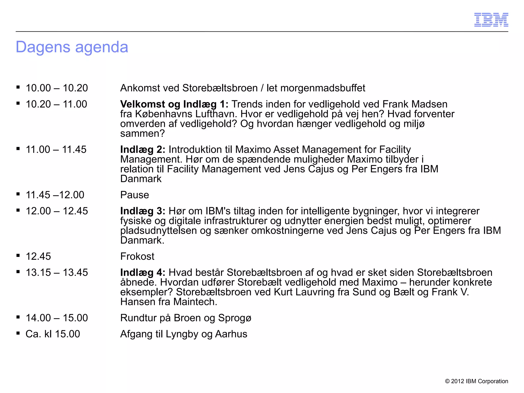IBM Maximo for Facility Management | PPT