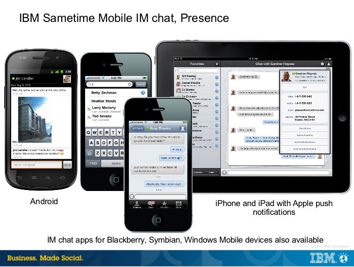Ibm lotus sametime