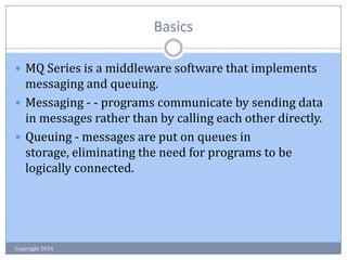 IBM MQ Series For ZOS | PPTX