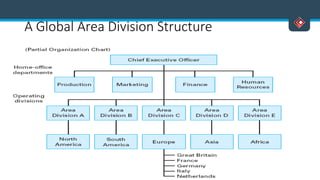 A Global Area Division Structure
 