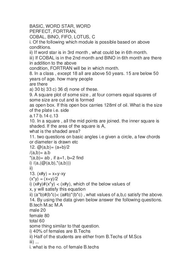 ibm placement paper Candidate experience about ibm placement papers, online written test and ibm interview questions the profile offered was ibm isdl lab system developer. ibm placement paper Candidate experience about ibm placement papers, online written test and ibm interview questions the profile offered was ibm isdl lab system developer.