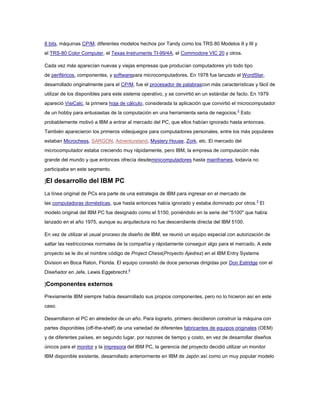 Ibm pc | DOCX