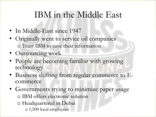 IBM’s focus on open technologies and high value-added solutions