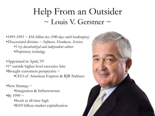 Only took 1% profit from government and established a fund for widows and orphans of IBM war casualtiesLeading the Way in Business Computing1944 ~ The Mark I