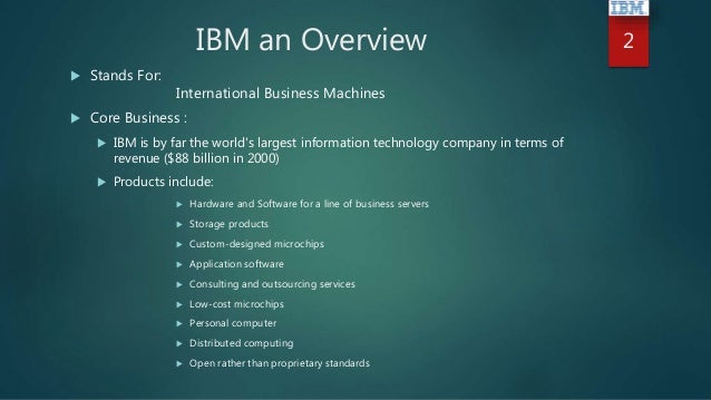 Ibm presentation