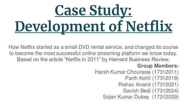 case study on netflix ppt
