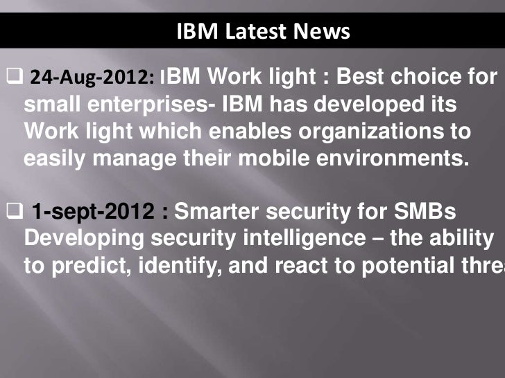Ibm presentation ppt