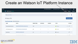 Create an Watson IoT Platform Instance
 