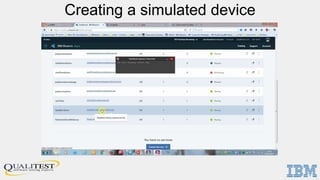 Creating a simulated device
 