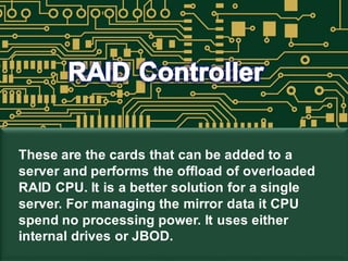 Raid Controller In Server Understanding RAID Controller | PDF