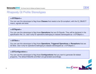 IBM Rational Rhapsody and Qt Integration | PDF