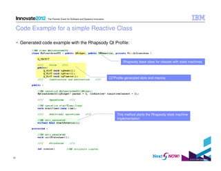 IBM Rational Rhapsody and Qt Integration | PDF