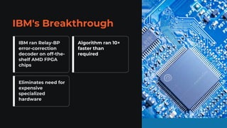 Ibm Computer Ran IBM’s Quantum Leap: Running Quantum Algorithms on Standard Chips | PDF