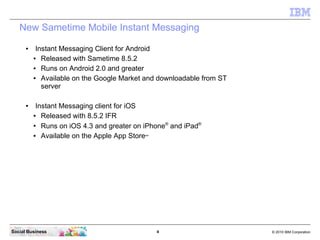 ibm sametime iphone