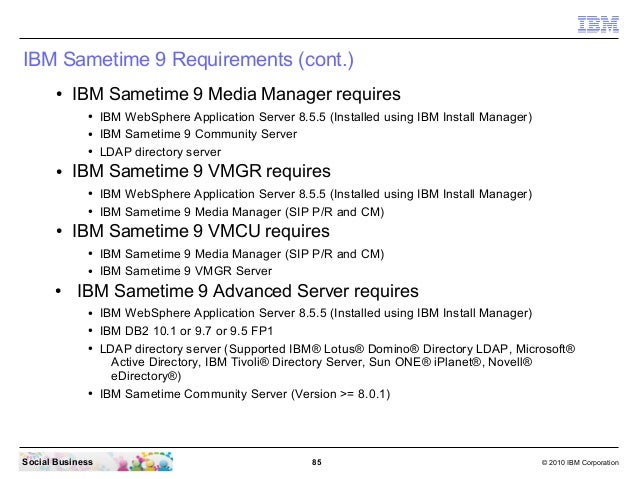 IBM Sametime 9 Complete - Basic Features Installation - From Zero To