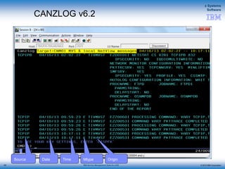 © 2015 IBM Corporation
z Systems
Software
IBM Service Management Suite for z/OS
CANZLOG v6.2
DateSource Time Mtype Origin
69
 