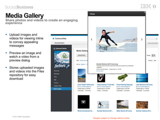 IBM SmartCloud Connections – Community Features
Q2 2014 Updates
 
