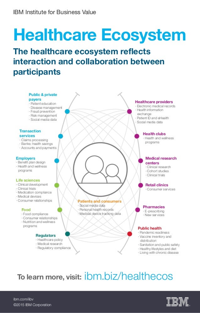 Ibm smarter healthcarethenewageofhealthcareecosysteminfographic…
