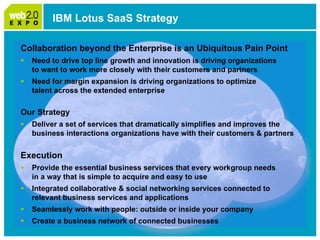 Web2.0 Expo: IBM Smart Work Panel April 1, 2009 Please Note: Slides follow short video