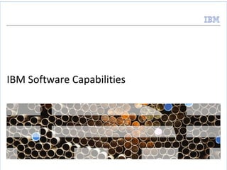 IBM Software Capabilities 