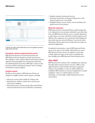 Ibm spectrum protect | PDF