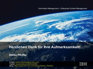 "Keine Angst vor Compliance" - aber E-Mail Management und ECM braucht man doch