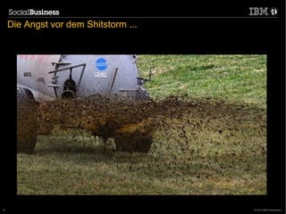 Die Angst vor dem Shitstorm ...




21                                     © 2012 IBM Corporation
 