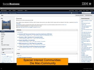 Special Interest Communities:
                     Die Mac-Community
     22.3.2008
44                                    ...