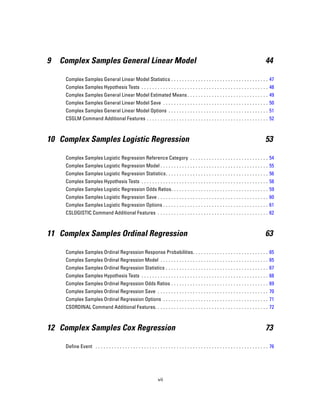 Ibm spss complex_samples | PDF