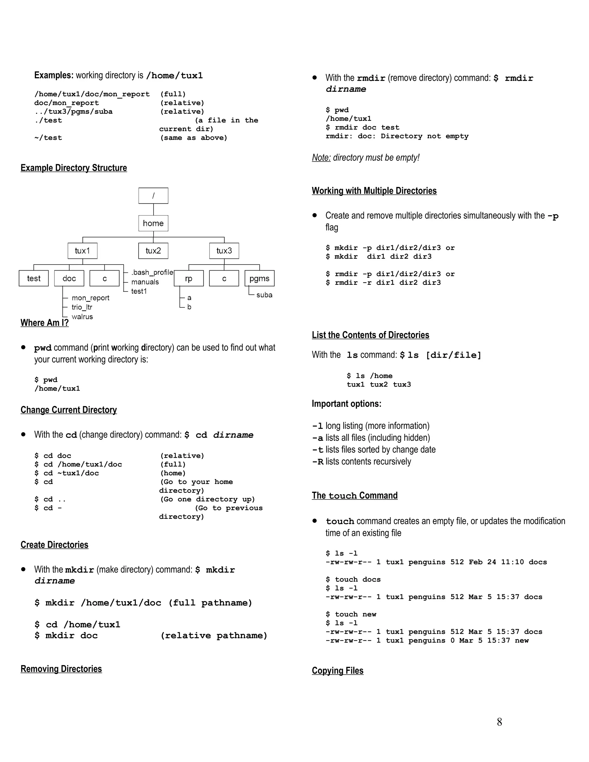 Ibm system programming training module 2 - linux basics | PDF