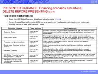 IBM Global Technology Services are available to help ensure your success with IBM Systems Director 6.1 Not sure where to begin? Get started today with a free assessment of your platform management capabilities IBM IT Service Management Self-Assessment tool  Or for a more detailed recommendation, consider: Service Management Strategy and Planning workshop  Ready to implement IBM Systems Director 6.1? Leverage the experience of IBM to implement and support IBM Systems Director 6.1  IBM Implementation ServicePac for IBM Director  IBM Software Support Services  Support Line for Linux on System x Support Line for Linux on System z Support Line for Linux on System i and System p IBM Software Services - Software Maintenance for AIX Operating Systems 