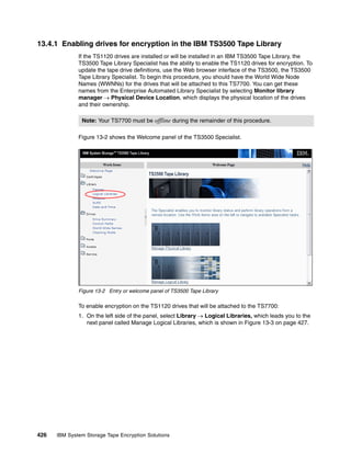 Ibm system storage tape encryption solutions sg247320