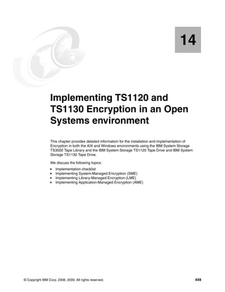Ibm system storage tape encryption solutions sg247320