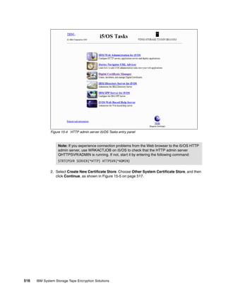 Ibm system storage tape encryption solutions sg247320