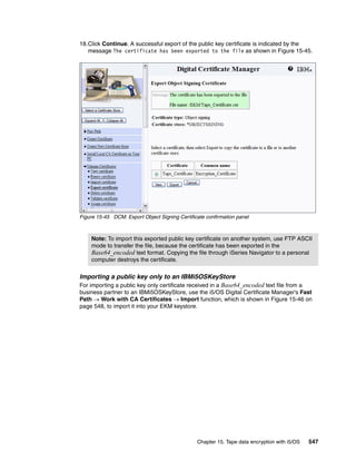 Ibm system storage tape encryption solutions sg247320