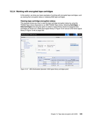 Ibm system storage tape encryption solutions sg247320