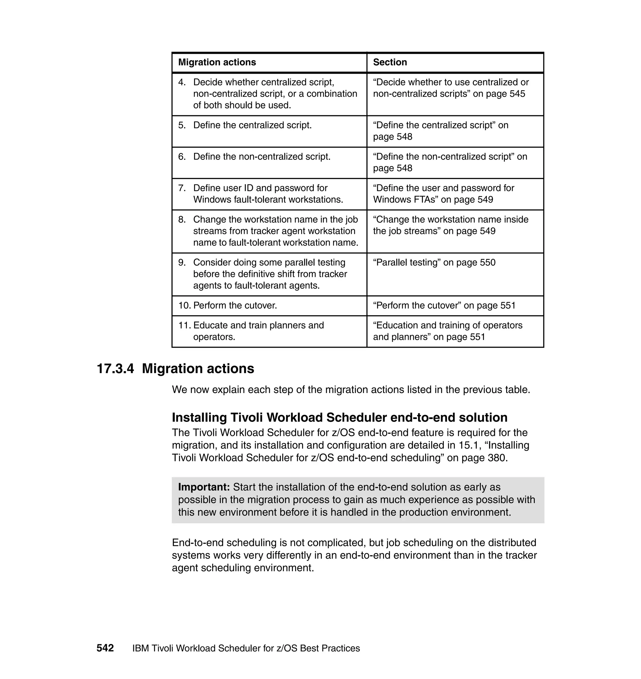 Ibm tivoli workload scheduler for z os best practices end-to-end and mainframe scheduling sg247156