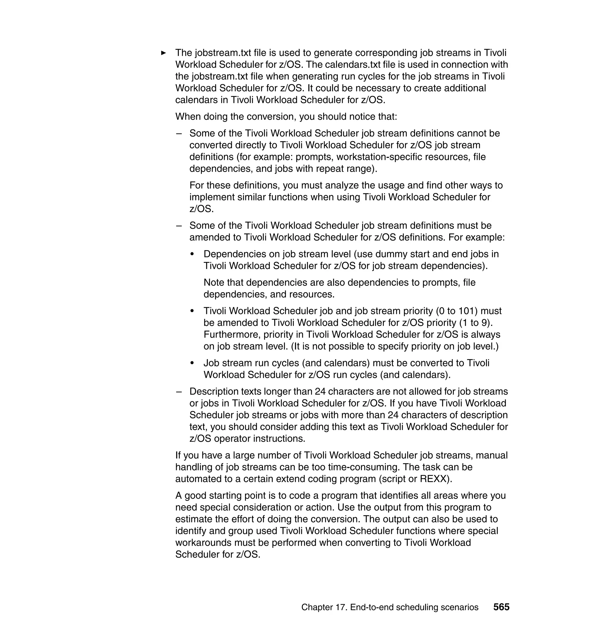 Ibm tivoli workload scheduler for z os best practices end-to-end and mainframe scheduling sg247156