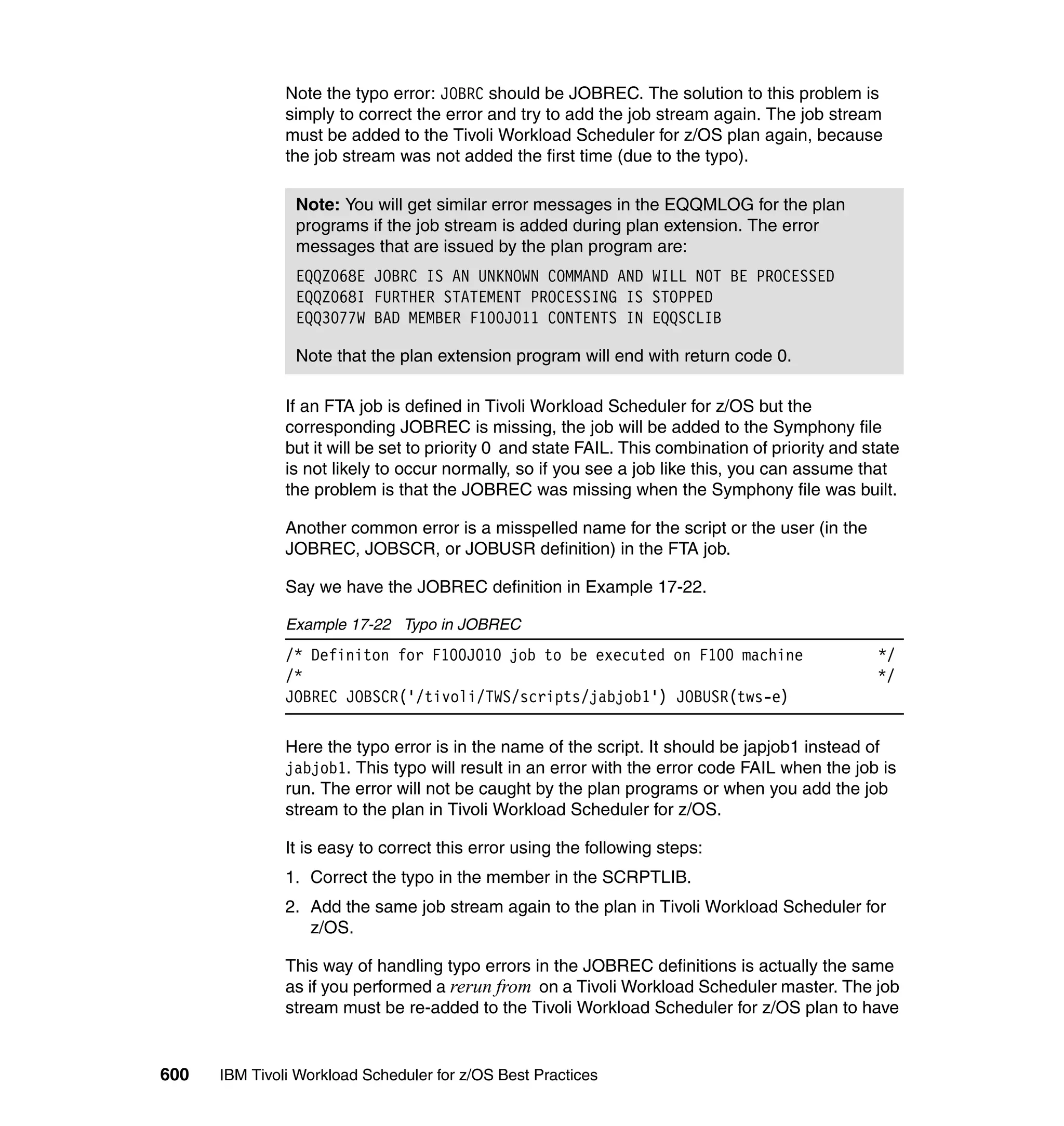 Ibm tivoli workload scheduler for z os best practices end-to-end and mainframe scheduling sg247156