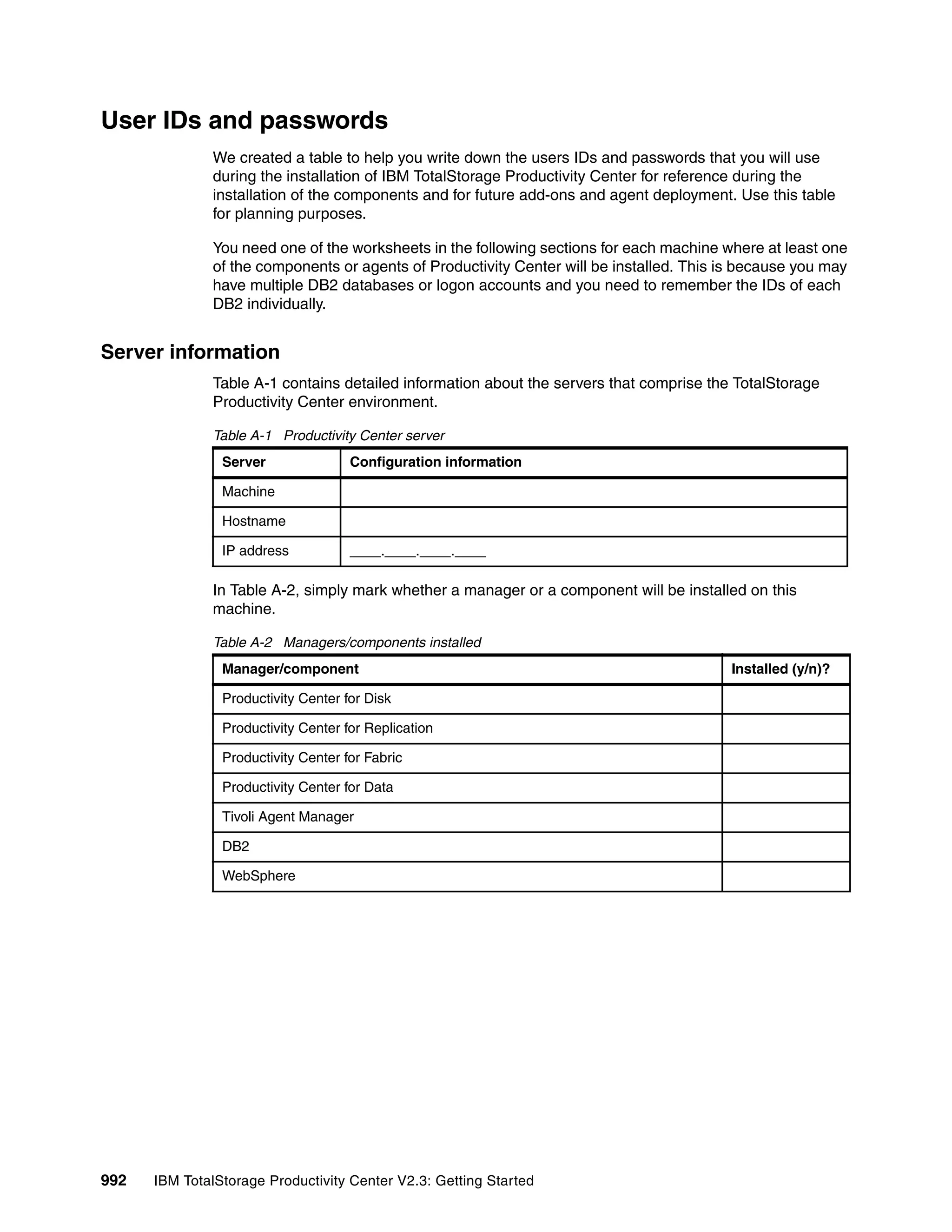 Ibm total storage productivity center v2.3 getting started sg246490
