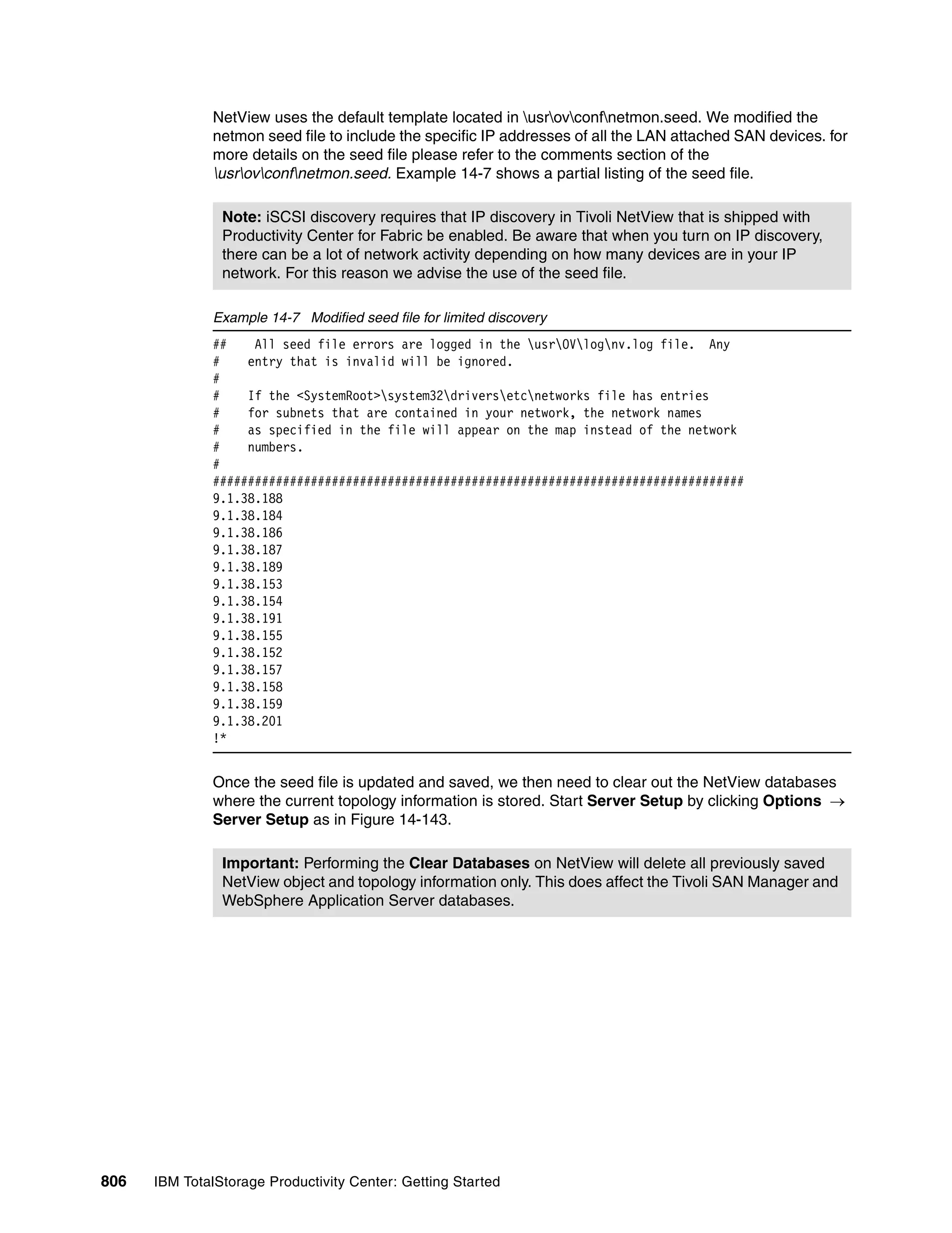 Ibm total storage productivity center v2.3 getting started sg246490