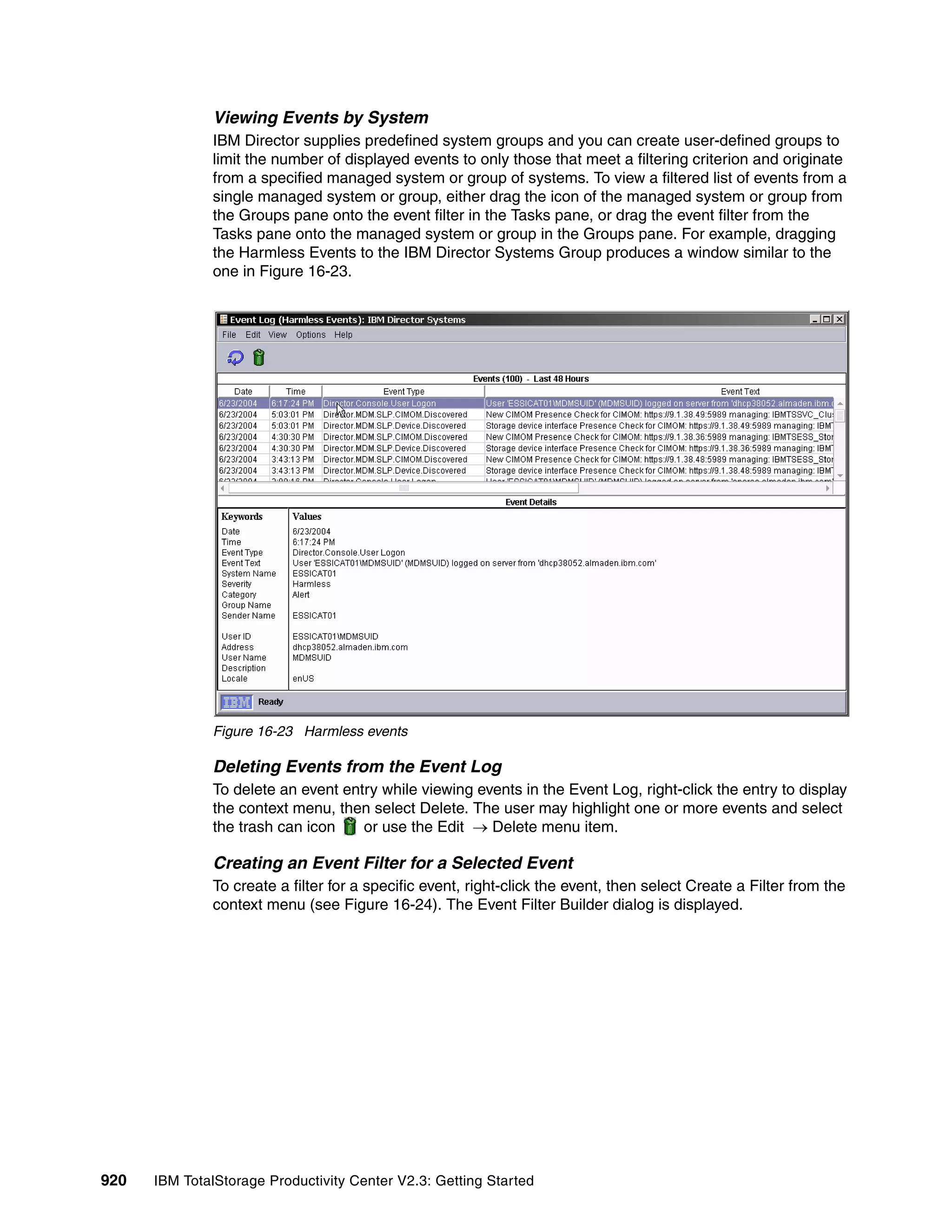 Ibm total storage productivity center v2.3 getting started sg246490