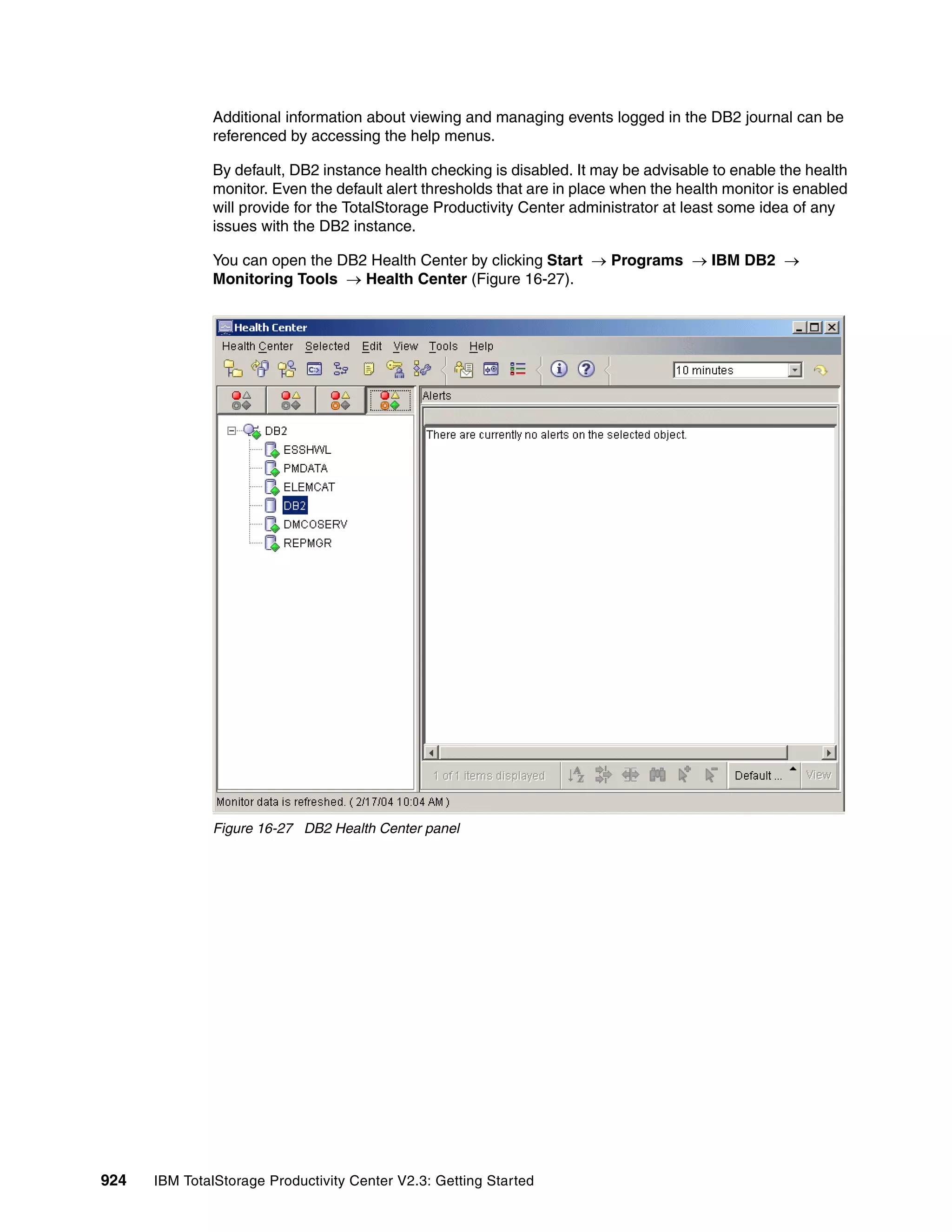 Ibm total storage productivity center v2.3 getting started sg246490