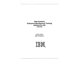IBM Training Presentation