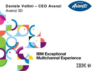 Daniele Voltini – CEO Avanzi
Avanzi 3D
 