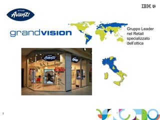 Gruppo Leader
                             nel Retail
                             specializzato
                             dell’ottica




2
    © 2012 IBM Corporation
 
