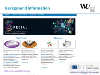 Background	Information	
https://www.specialprivacy.eu/
 