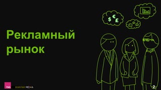 Рекламный
рынок
2
 