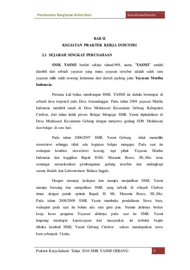 Laporan Pkl 2016 2017