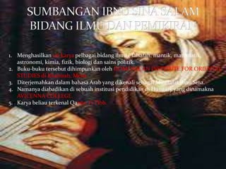 Ibnu Sina Bapa Perubatan Dunia